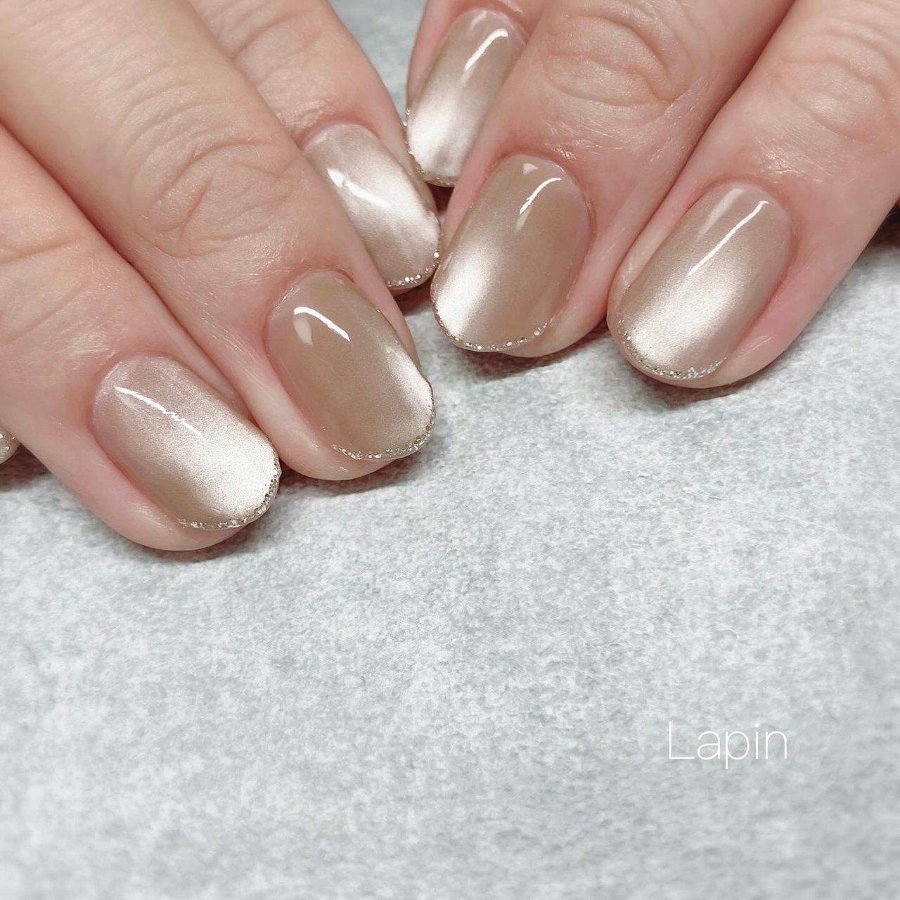 秋/オフィス/シンプル/ワンカラー/マグネット - nailsalon_lapinの