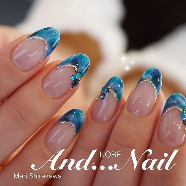 夏 秋 冬 パーティー ハンド 白川麻里 神戸アンドネイルのネイルデザイン No ネイルブック