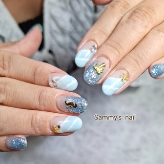 2026年】新着順｜#タツノオトシゴネイルのネイルデザイン｜ネイルブック