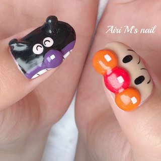 2025年】新着順｜3D/ミディアム/#アンパンマンのネイルデザイン