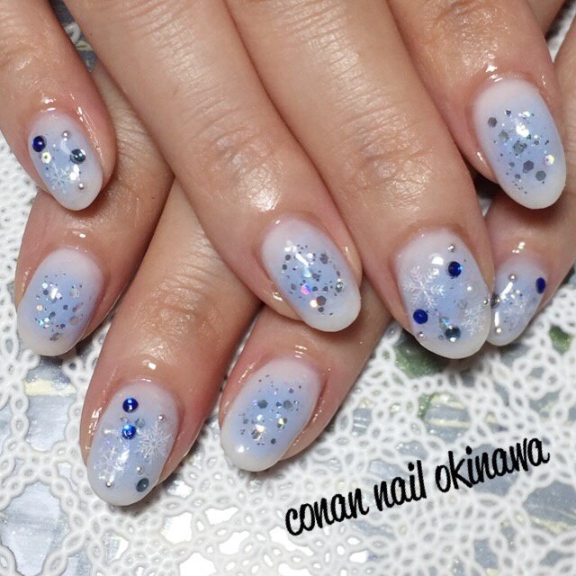 冬 クリスマス ブライダル パーティー ハンド Conan Nail Okinawaのネイルデザイン No ネイルブック