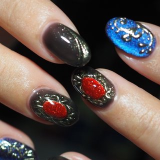 2025年】新着順｜ネイビー/#ディズニーネイルのネイルデザイン