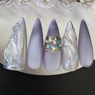 オーロラ/リングのネイルデザイン｜ネイルブック