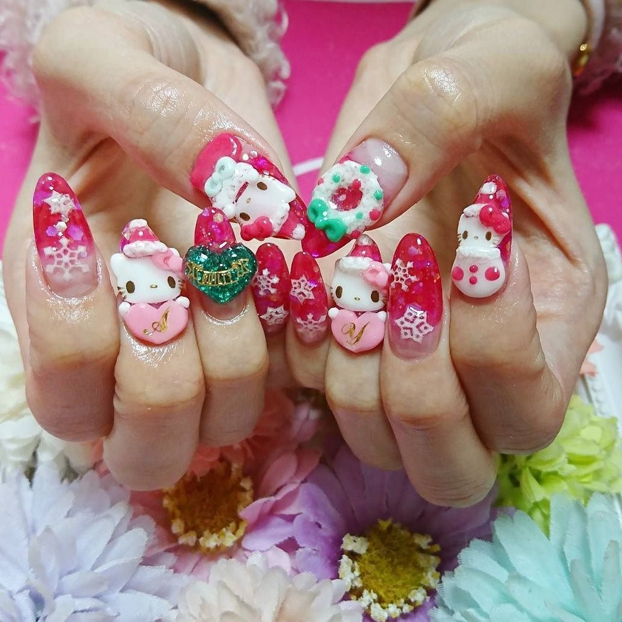 冬/クリスマス/パーティー/デート/ハンド - いろはねいる asakiの