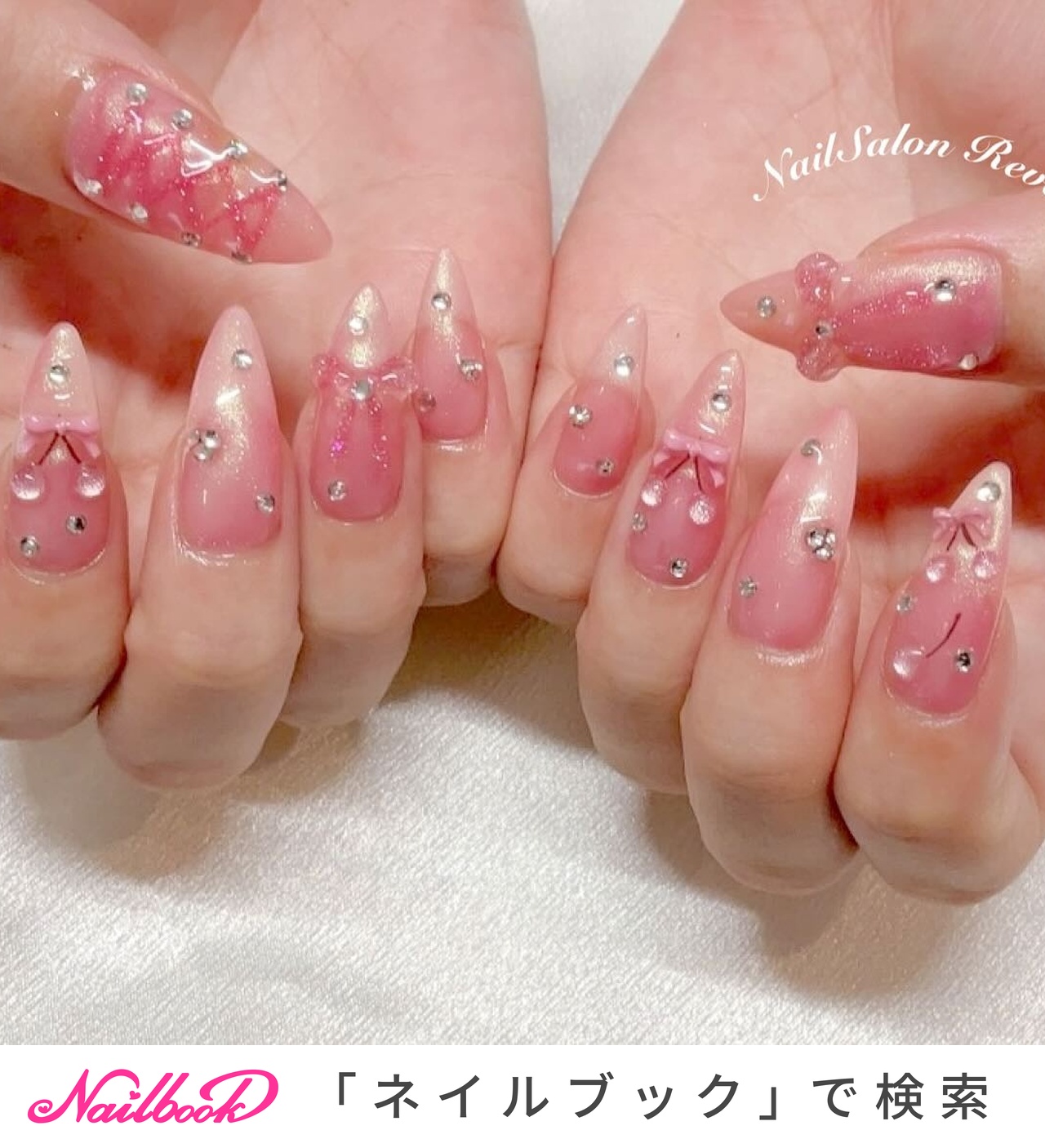 ネイルチップ オーダー さくらんぼ フラッシュ マグネット フルーツ ハートホロ ef26e974048bc08a611a6e0d2bdd1e