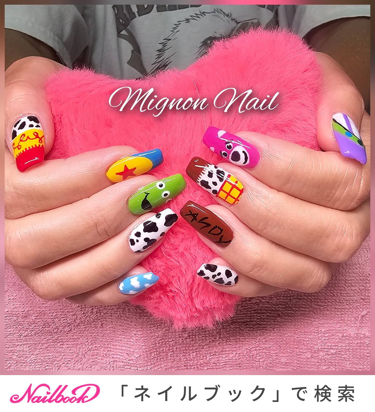 P◉ɳ♡‪‪❤︎‬】ネイルチップ/ディズニー/トイストーリー No 53】トイ‬