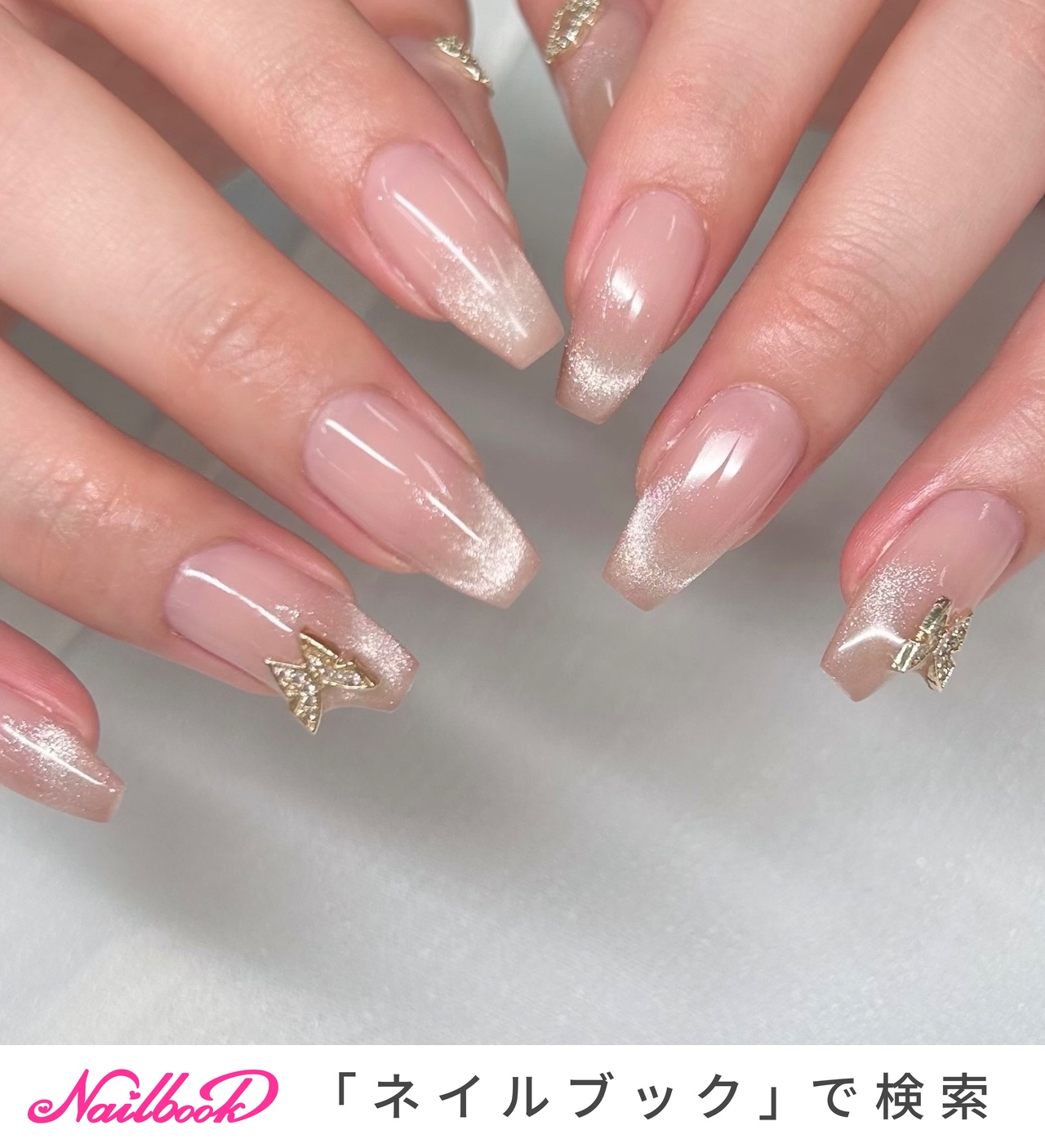 ネイルチップ オーダー マグネット ミラー フレンチ 韓国 夏 蝶々 ネイルチップ オーダー マグネット ミラー フレンチ 韓国 夏