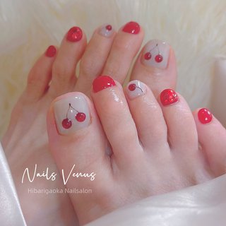 人気順｜フット/フルーツ/#赤ネイルのネイルデザイン｜ネイルブック