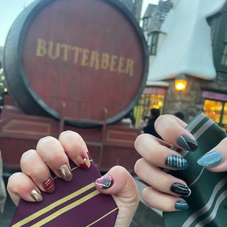 現品】ネイルチップハリーポッター シリーズ セット売り スリザリン風