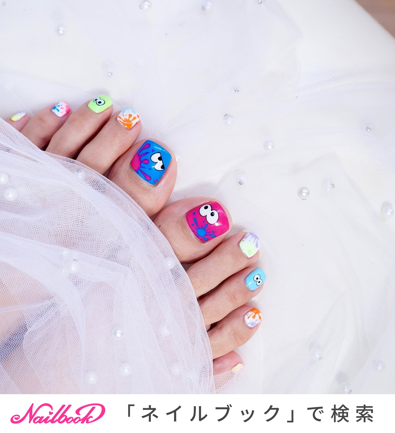 確認用　スプラトゥーン　ネイルパーツ 3Dネイル ネイルパーツ スプラトゥーン イカ 選べる 3Peace