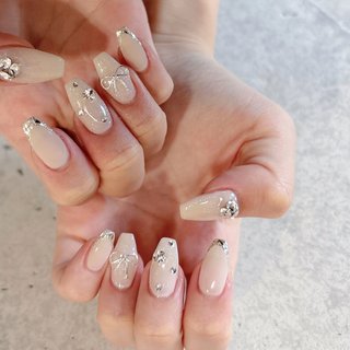 シンプル/ラメ/ワンカラー/キラキラ/シアー - nailsalonOtte!の