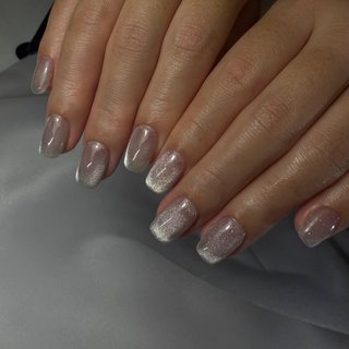キラキラネイル(キラキラ)/マグネットネイルのネイルデザイン