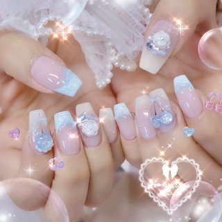 ワンホンネイル(ワンホン/中国ネイル/中華ネイル)/#さくらんぼ