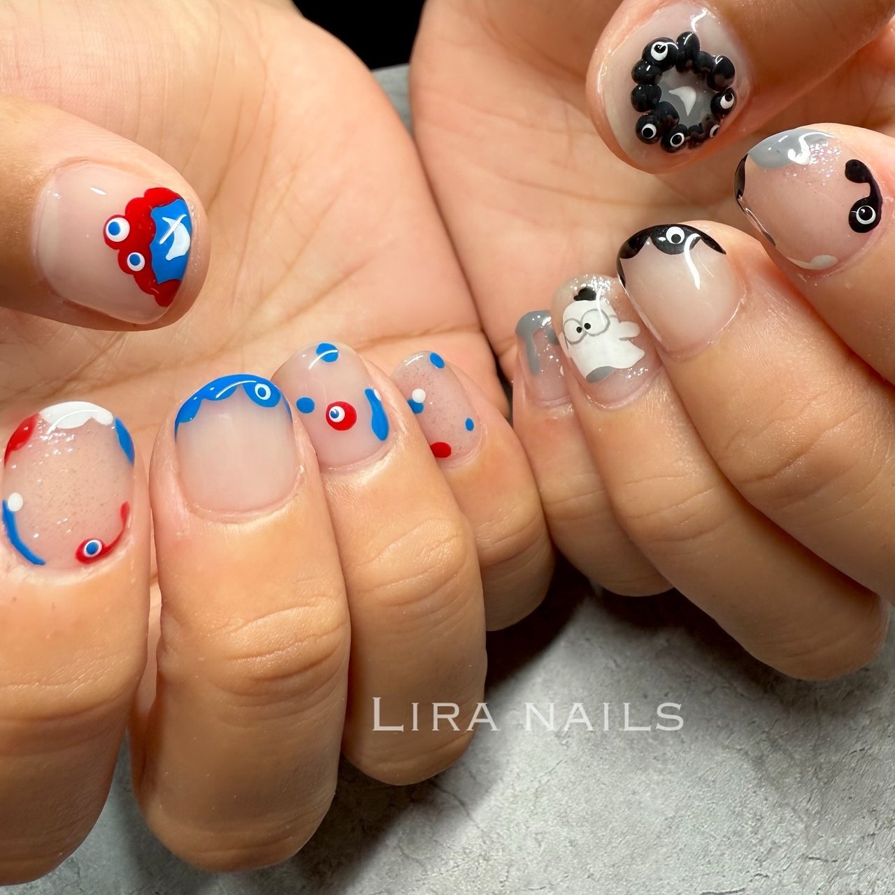 オールシーズン/ハロウィン/推し活/ハンド/痛ネイル - Lira nailsの