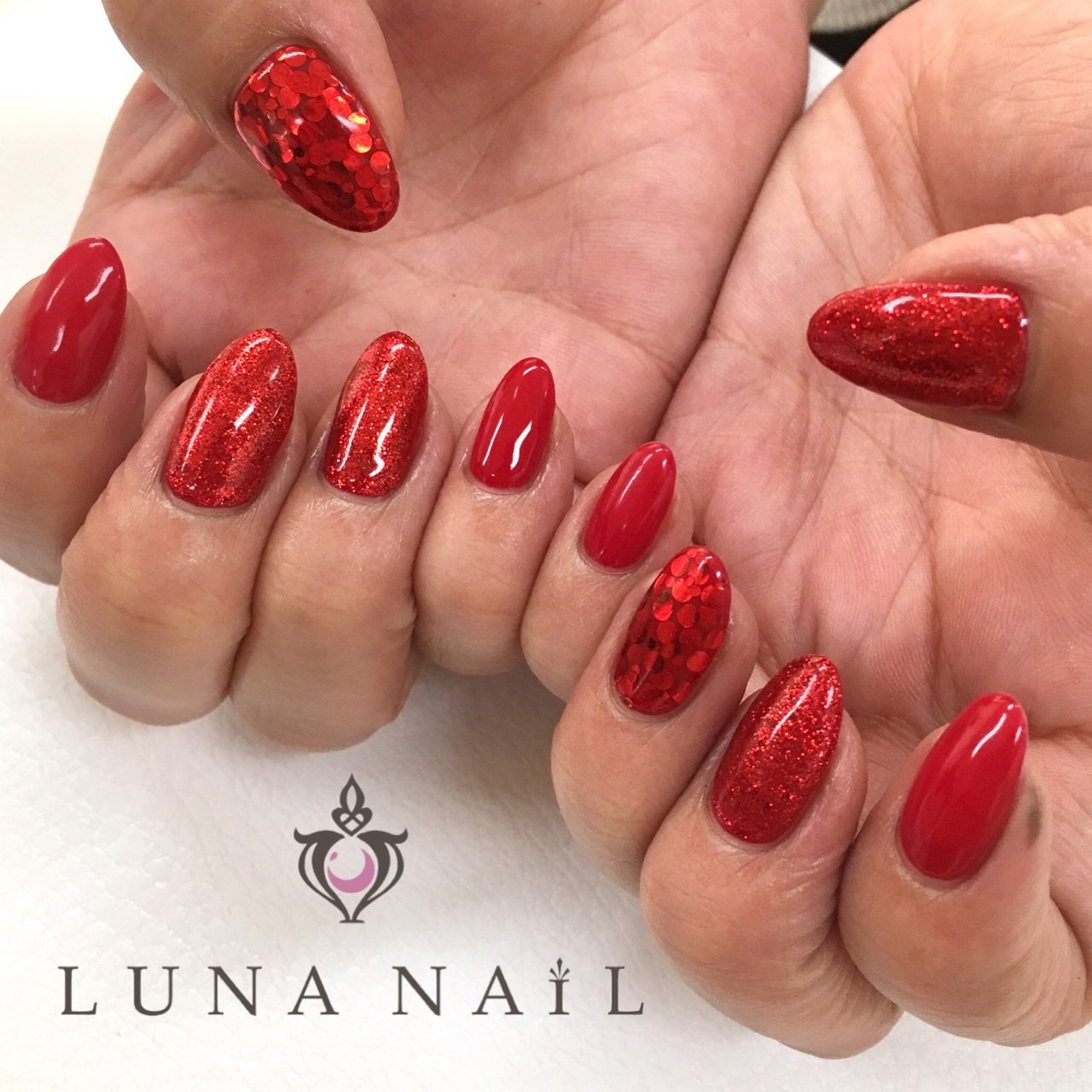 バレンタイン ライブ クリスマス パーティー ハンド Luna Nail 133162のネイルデザイン No 2725912 ネイルブック