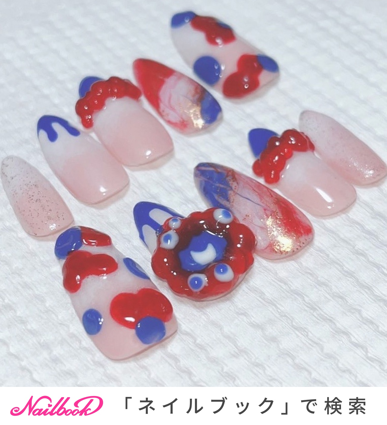 ネイルチップ(サンプルチップ)/ミャクミャクのネイルデザイン｜ネイル