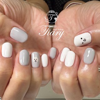 ビションフリーゼネイルのネイルデザイン｜ネイルブック