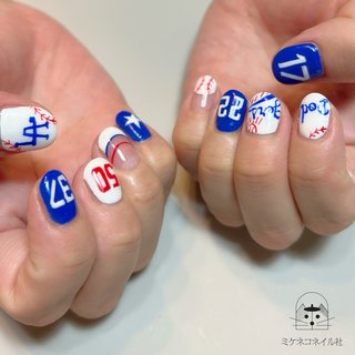 おすすめ順｜#大谷翔平ネイルのネイルデザイン｜ネイルブック
