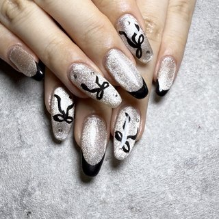 冬/マグネット/韓国のネイルデザイン｜ネイルブック