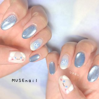 ハンド/ホワイト/クリア/ピンク/お客様 - Nail Atelier Oukaのネイル