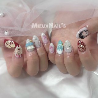 フリルネイルのネイルデザイン｜ネイルブック