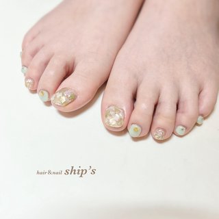 フェントン Sea Mist Green イリデセントホブネイル ハンドベル フェントン Sea Mist Green イリデセントホブネイル ハンドベル