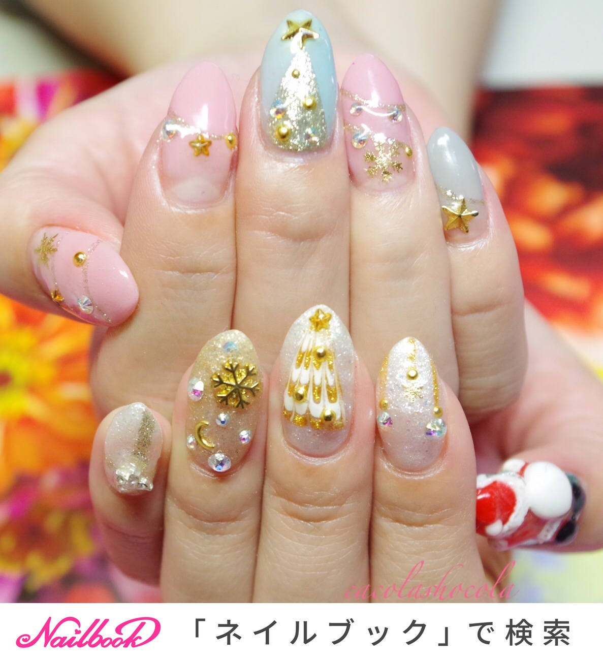 人気順｜ピンク/ちぐはぐネイルのネイルデザイン(136ページ目)｜ネイル 