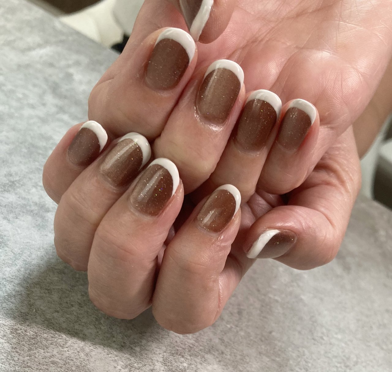 あき様リクエストNo.646 ＊フレンチマグネット彩 ショートオーバル S