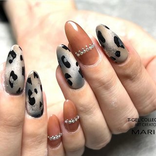 秋/グラデーション/レオパードのネイルデザイン｜ネイルブック