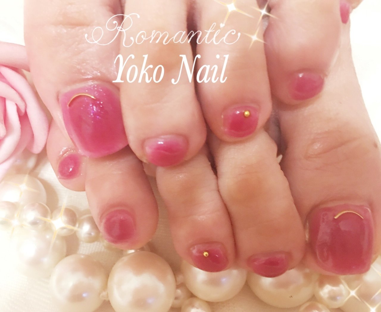 秋 冬 バレンタイン デート フット Yoko Nailのネイルデザイン No ネイルブック