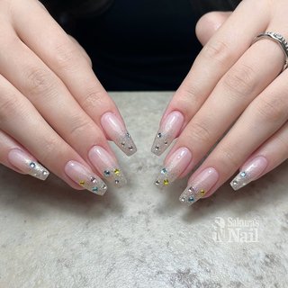 秋/ハンド/グラデーション/ショート/ブラウン - sakuras.nail