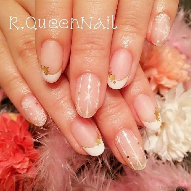 冬 クリスマス ブライダル デート ハンド 今村しほり 千葉 R Queennailのネイルデザイン No ネイルブック