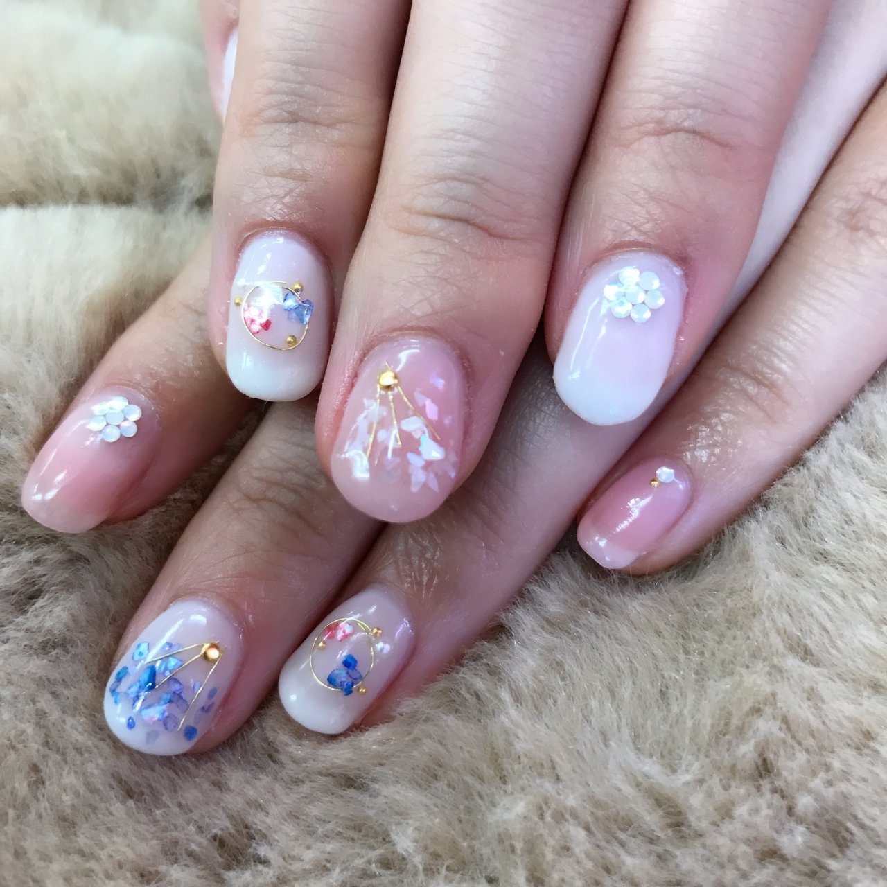 成人式 入学式 パーティー デート ハンド Mai のネイルデザイン No ネイルブック
