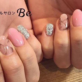 クリア ラメネイルのネイルデザイン 4ページ目 ネイルブック