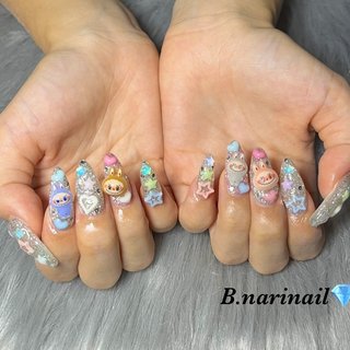 No. 289 派手ネイル ギャルネイル ゴテゴテ 鬼ロングネイル お菓子