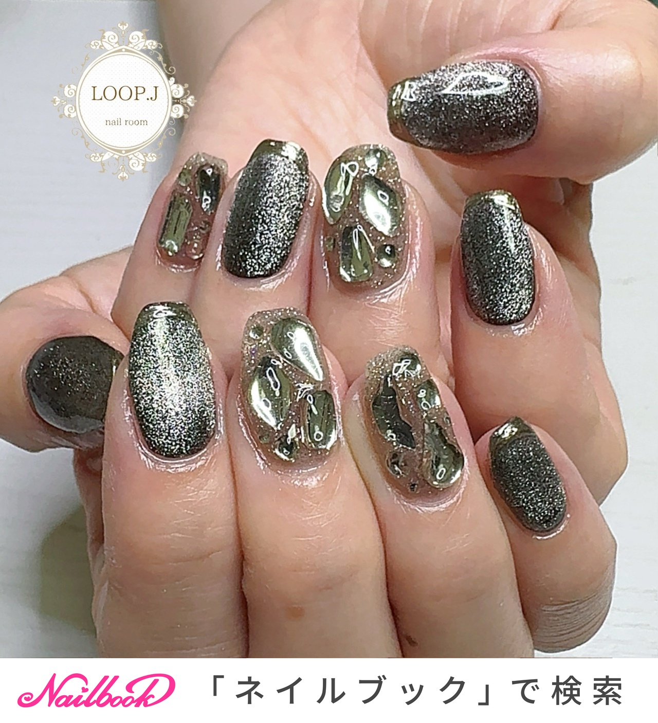 入手困難◆新品クーンケラミック ハンドフック陶器ゴールドネイル＃ジョンデリアン オールシーズン/ハンド/ラメ/マグネット/ミラー - おおくぼ