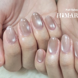 ぷっくりグレージュオーロラうるうるニュアンスネイル ミラー 韓国 ちゅるん 秋冬 ぷっくりグレージュオーロラうるうるニュアンスネイル ミラー