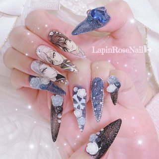 ワンホンネイル(ワンホン/中国ネイル/中華ネイル)/地雷のネイル