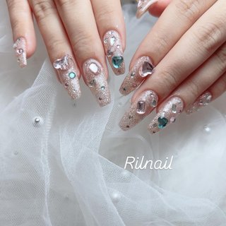 み。様 オーダー ネイルチップ ニュアンスネイル ワンホンネイル み