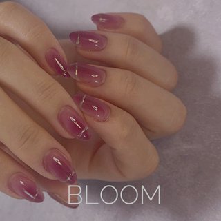 ネイルチップ 紫 ニュアンス 大人 ちゅるん うるうる ネイルチップ