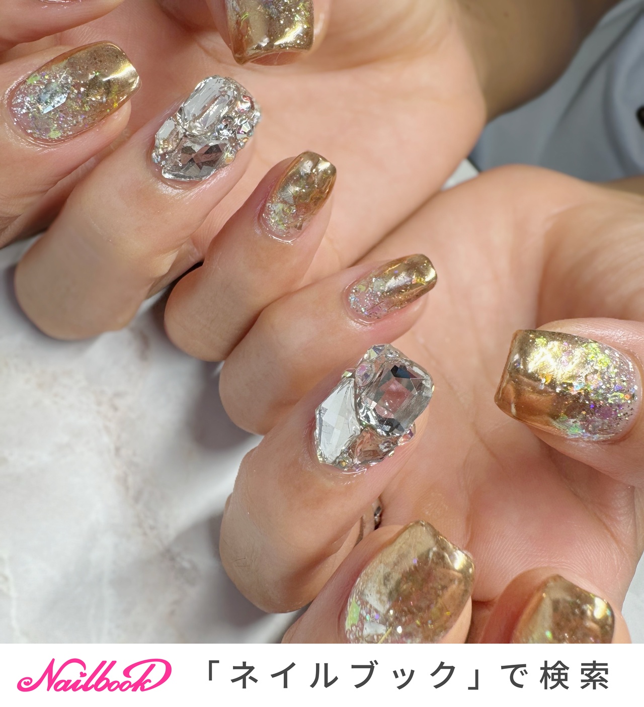 グラデーション/ゴールド/シルバーのネイルデザイン｜ネイルブック