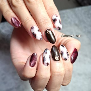 ベージュマグネットべっ甲ニュアンスネイル シェル アイボリー 韓国 ちゅるん 秋 アイボリーべっ甲ニュアンスマグネットネイル ベージュ シェル