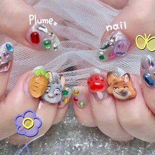 ディズニーネイル④ full order .・°✴︎ #クリスマスネイル #ディズニーネイル