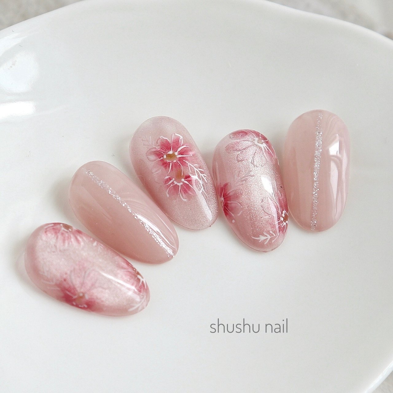 秋/ブライダル/デート/女子会/ハンド - shushu nailのネイルデザイン 