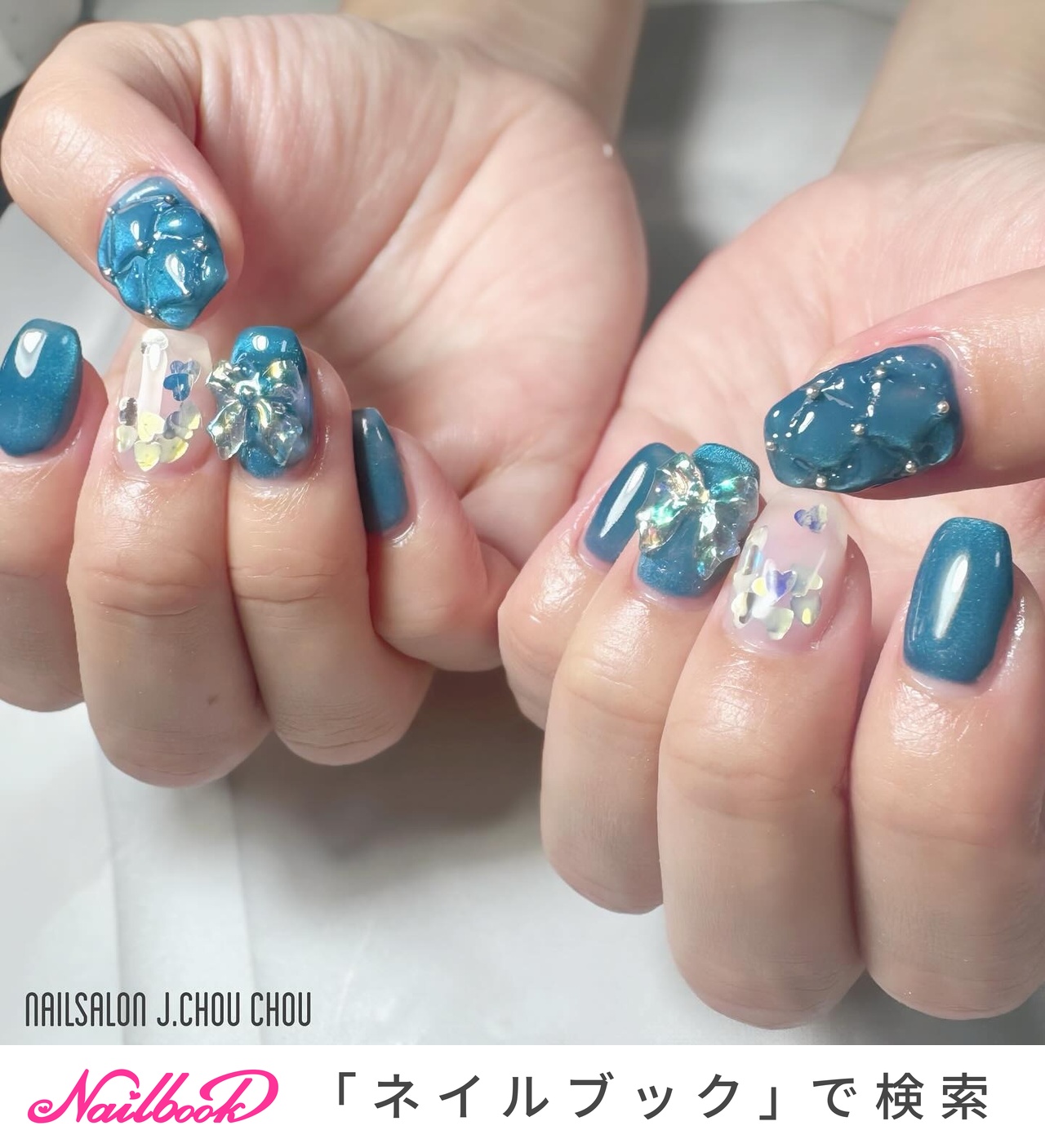 2025年】新着順｜オーロラ/キルティングのネイルデザイン｜ネイルブック