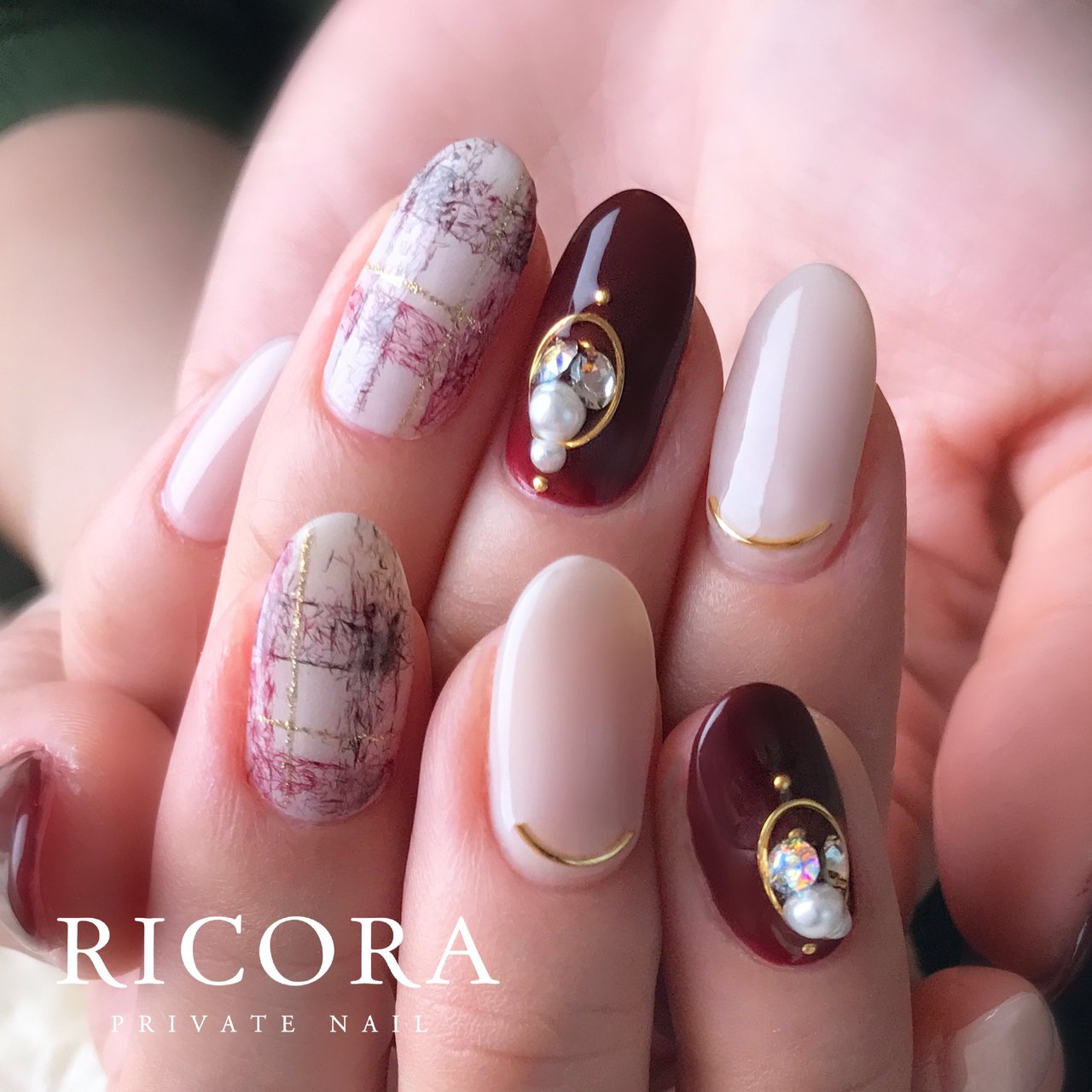 冬 お正月 バレンタイン クリスマス ハンド Tunashima Nailのネイルデザイン No ネイルブック