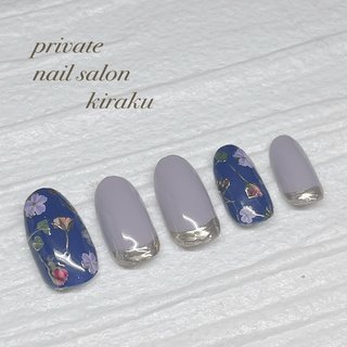 【オーダー】ネイルチップ　ネイピー　手書きリボン　ミラー　韓国ワンホン　キラキラ オーダー】ネイルチップ ネイピー 手書きリボン ミラー 韓国ワンホン