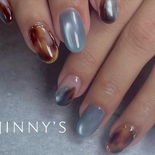 ハロウィン/マグネット/ワンホンのネイルデザイン｜ネイルブック