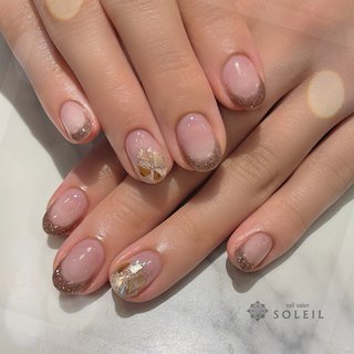 【着画あり】チェック柄　ブラウン　フレンチネイル　シンプル　可愛い　ワンカラー マロンブラウン🌰 ⁡ ⁡ ⁡ ⁡ ⁡ #可愛いネイル #冬ネイル #ブラウン