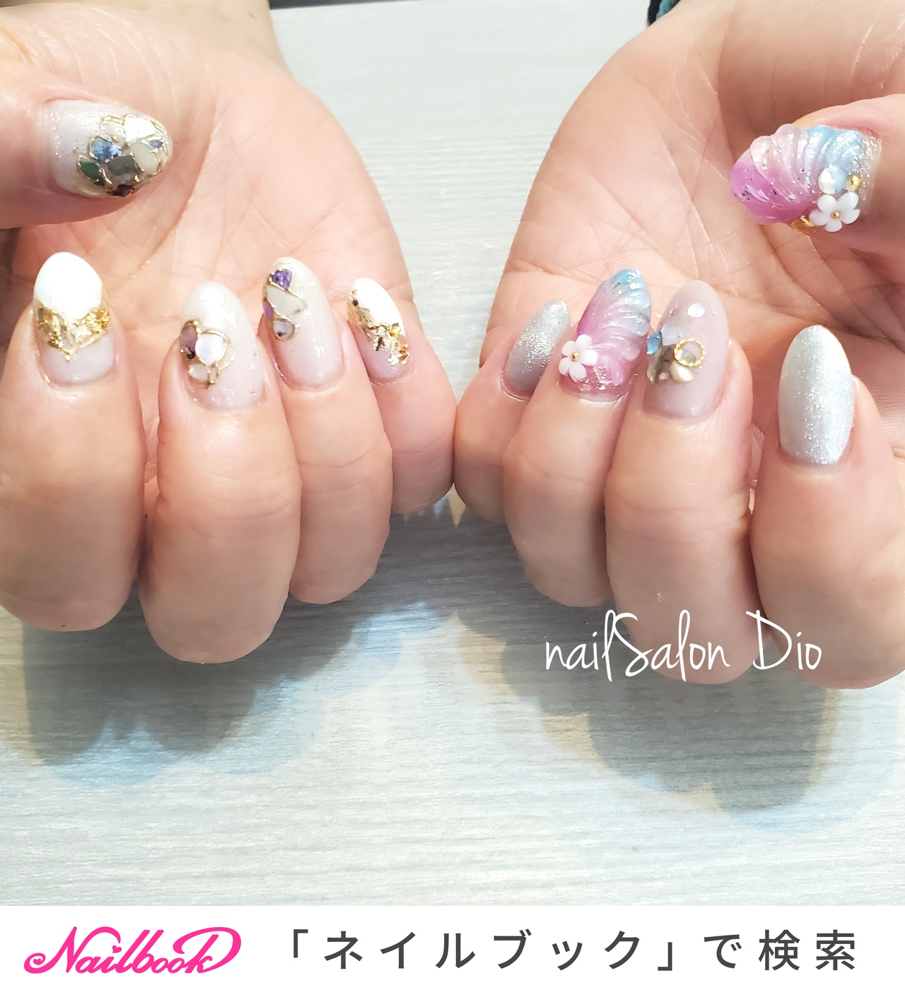 マーメイド/カラフルのネイルデザイン｜ネイルブック
